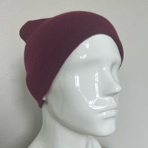 NWOT Magenta Color Benie Hat Unisex